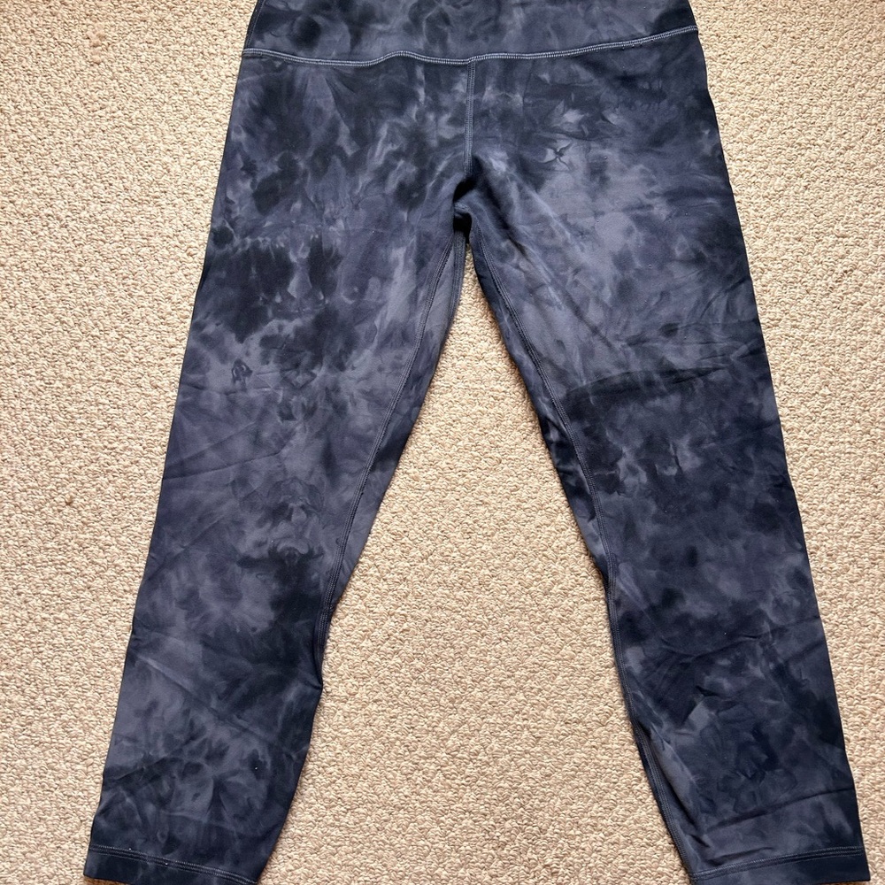 Lululemon Athletica Diamond Dye Graphite Gray Leggings